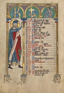 Habakkuk; Psalter, about 1240-1250. Creator: Unknown.