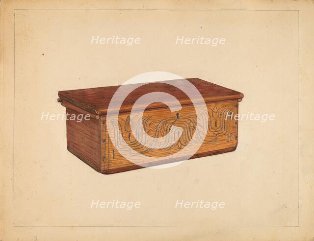 Bible Box, c. 1936. Creator: Bernard Gussow.