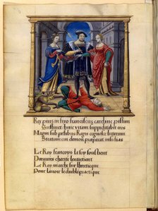 The king crushing the heresy, ca 1531.