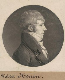 Walter Herron, 1808. Creator: Charles Balthazar Julien Févret de Saint-Mémin.