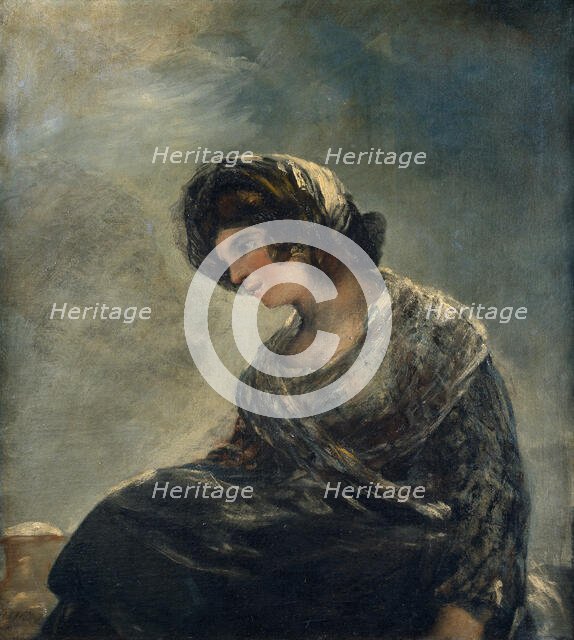 The Milkmaid of Bordeaux, 1825-1826. Creator: Goya, Francisco, de (1746-1828).