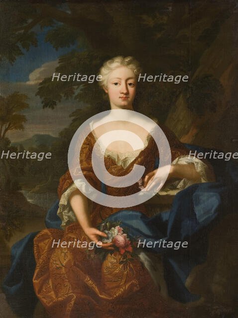 Lovisa Dorotea Sofia, 1680-1705, Princess of Prussia, 1724. Creator: Herman Hendrik de Quiter.