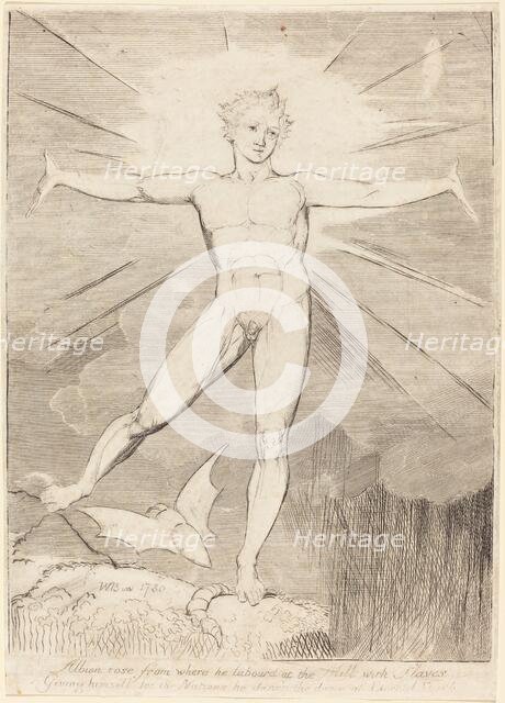 The Dance of Albion (Glad Day), c. 1803/1810. Creator: William Blake.