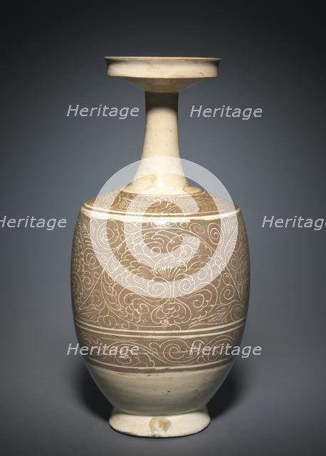 Vase with Floral Scrolls, 900s-1000s. Creator: Unknown.