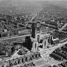 Liverpool Cathedral, Merseyside, May 1949. Artist: Aerofilms.