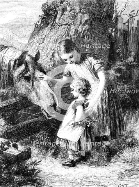 "Want of Confidence", by G. H. Thomas, from the exhibition of the Royal Academy, 1861. Creator: Unknown.