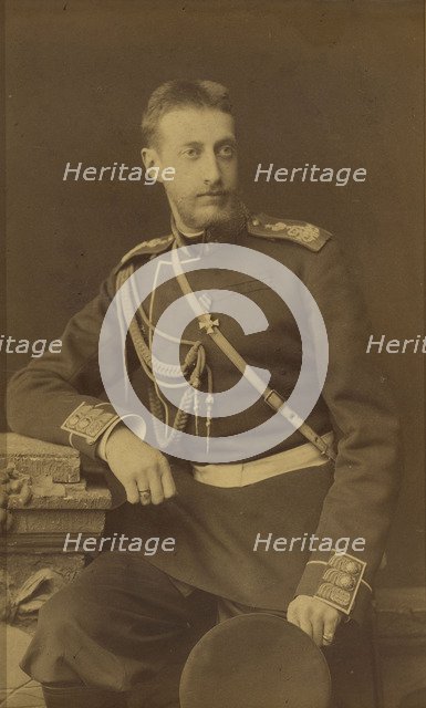 Portrait of Grand Duke Constantine Constantinovich of Russia (1858-1915), c. 1880.