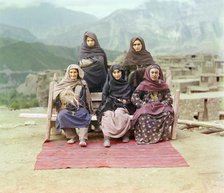 Dagestani types, between 1905 and 1915. Creator: Sergey Mikhaylovich Prokudin-Gorsky.