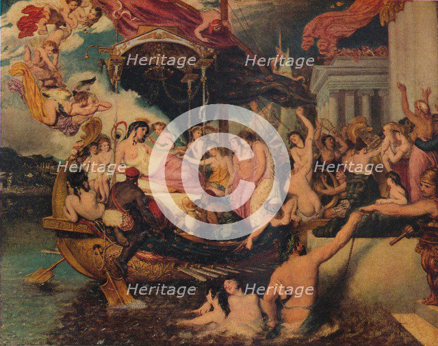 'Cleopatra's Arrival in Cilicia', 1821.  Artist: William Etty.