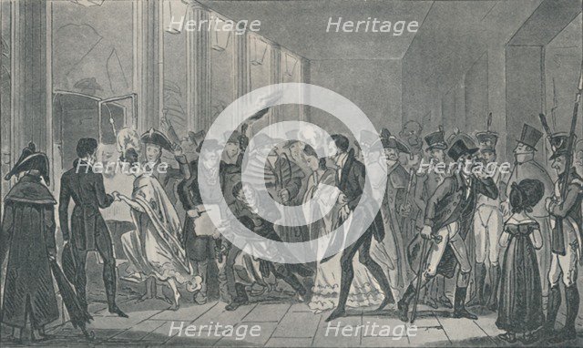 'After the Opera, 1821', (1920). Artists: Isaac Robert Cruikshank, George Cruikshank.