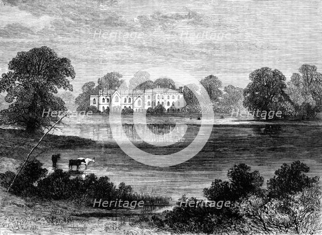 Combermere Abbey, Cheshire, the temporary residence of the Empress of Austria, 1881. Creator: Unknown.