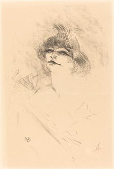 Polaire, 1897. Creator: Henri de Toulouse-Lautrec.