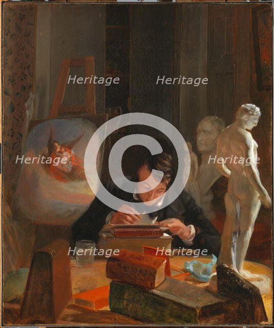 Portrait of Godfrey Frankenstein, ca. 1840. Creator: John Frankenstein.