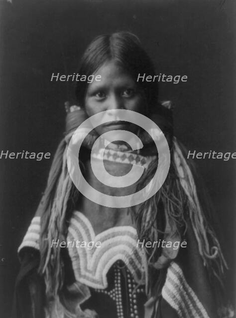 Jicarilla girl, 1904, c1905. Creator: Edward Sheriff Curtis.