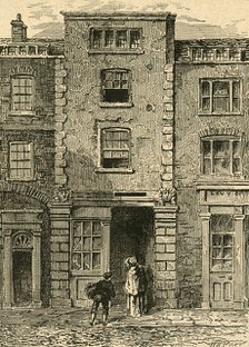 'House Said to Have Been Occupied by Dryden in Fetter Lane', 1897. Creator: Unknown.