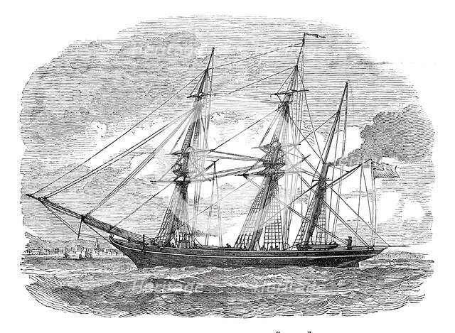 The iron steam screw collier, "Q. E. D.", 1844. Creator: Unknown.