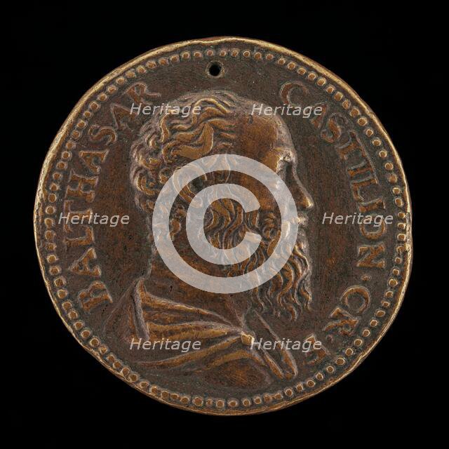 Baldassare Castiglione, 1478-1529, Author of "The Courtier" [obverse], c. 1518. Creator: Unknown.