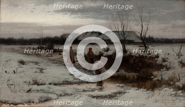 Winter Landscape, 1886. Creator: Roman Kochanowski.