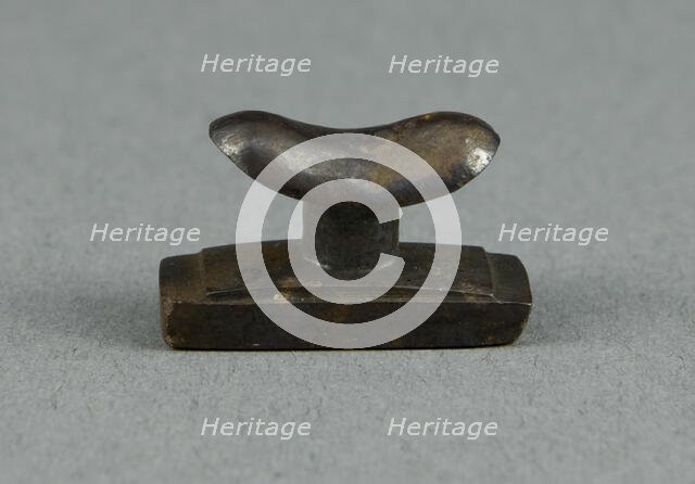 Amulet of a Headrest, Egypt, Late Period, Dynasties 26-31 (664-332 BCE). Creator: Unknown.