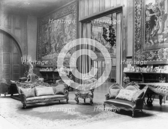 Interior of John R. McLean House, 1500 I St., N.W., Washington, D.C., c1907. Creator: Frances Benjamin Johnston.