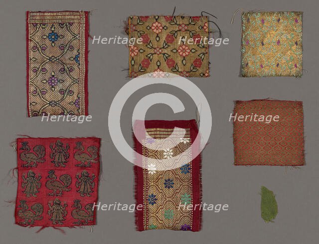 Kimkhwab Textiles, India, c. 1874. Creator: Unknown.