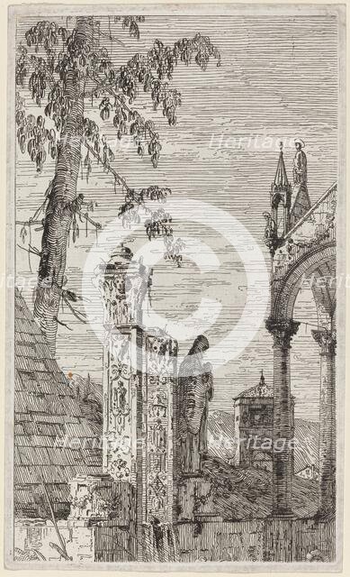 The Bishop's Tomb, c. 1735/1746. Creator: Canaletto.