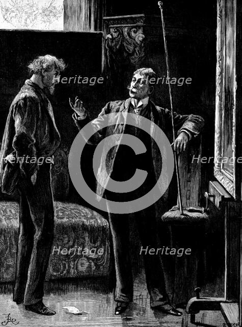 "I want to consult you a little about this picture of yours.", 1890. Creator: R. Taylor.