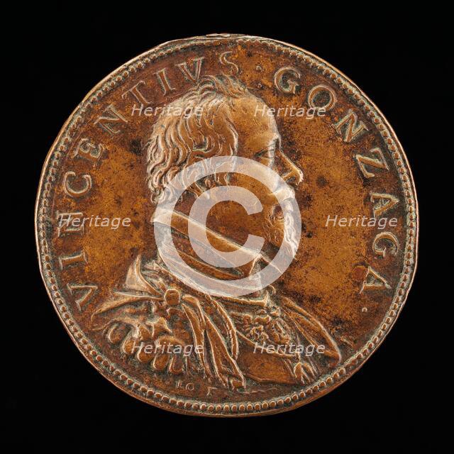 Vincenzo Gonzaga, 1562-1612, 4th Duke of Mantua 1587 [obverse]. Creator: Gasparo Mola.