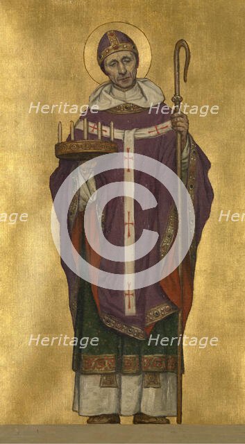 Saint Donatian of Reims, 1889. Creator: Albrecht De Vriendt.