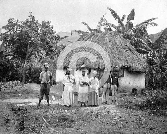 'Negro hut', Jamaica, c1905.Artist: Adolphe Duperly & Son