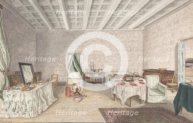Design for interior, ca. 1830. Creator: Charles de Brocktorff.