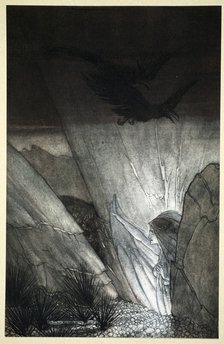 'Erda bids thee beware', 1910.  Artist: Arthur Rackham
