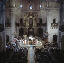 Mistery of Elche', drama represented from the Middle Ages in the Basilica of Saint Mary in Elche.…