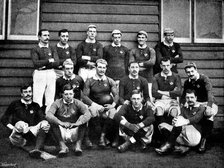 The International Rugby Football-Match at Richmond on March 9: the Scotch team, 1895. Creator: Russell & Sons.