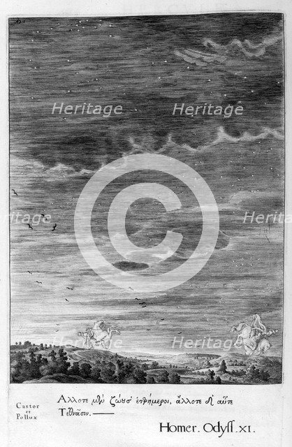 'Castor and Pollux', 1655. Creator: Unknown.