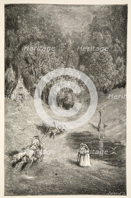The Encounter between Arthur and Pellinore, from Stories of the Days of King Arthur by Charles Henry