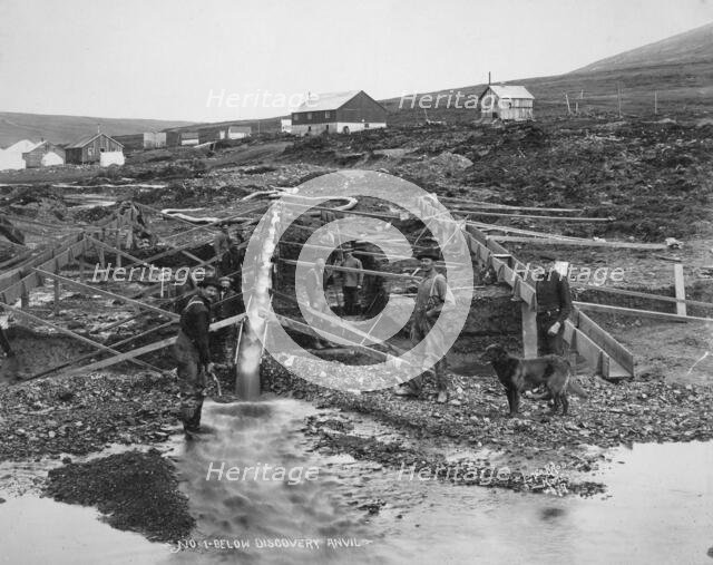 Anvil Creek gold mine, 1916. Creator: Lomen Brothers.