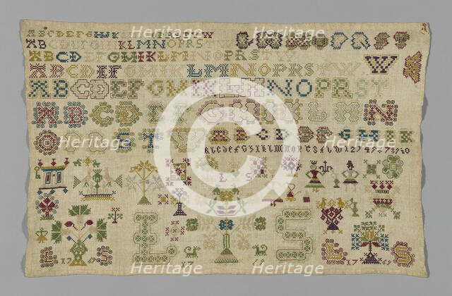 Sampler, Netherlands, 1769. Creator: Unknown.