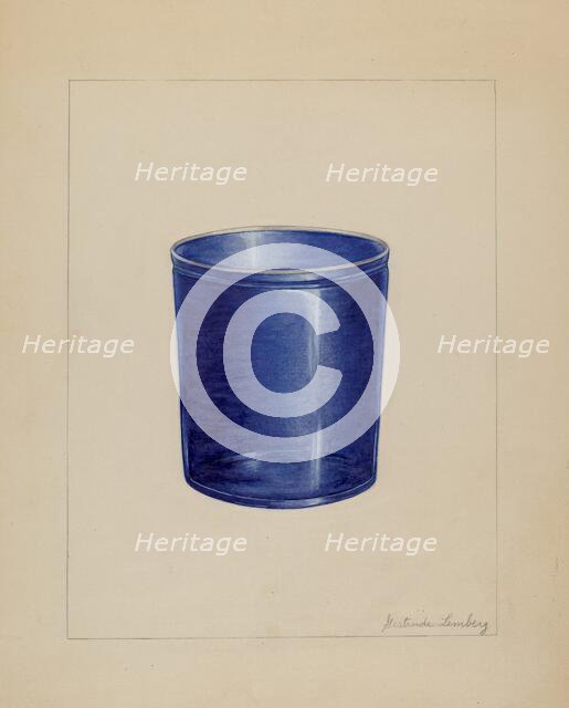 Tumbler, c. 1937. Creator: Gertrude Lemberg.