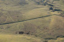 The earthwork remains of a Roman temporary camp on Low Stony Bank, North Yorkshire, 2024. Creator: Robyn Andrews.