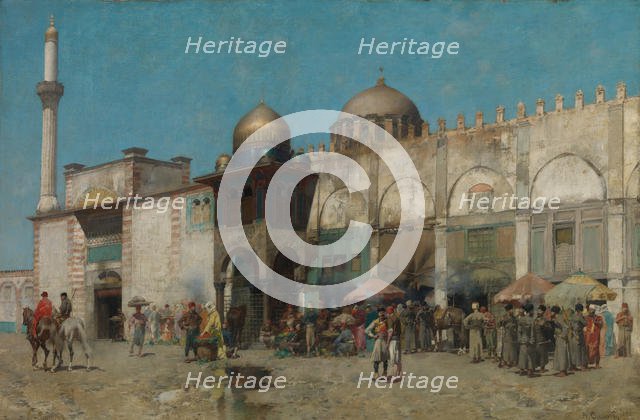 A Mosque, 1886. Creator: Alberto Pasini.