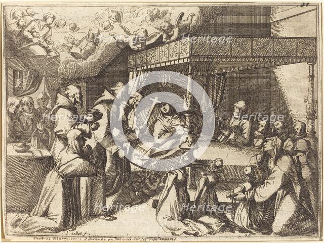 Death of the Queen, 1612. Creator: Jacques Callot.