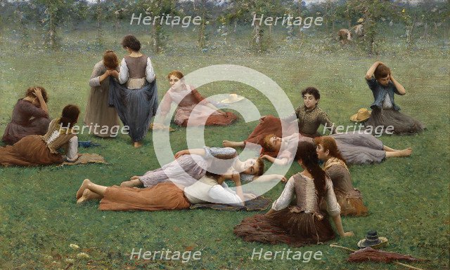 After the Game. Artist: Zonaro, Fausto (1854-1929)