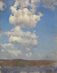 Cloud Study, 1893. Creator: Eero Jarnefelt.