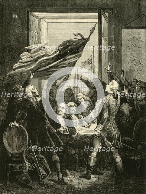 'Declaration of the Independence of the United States', (1776), 1890. Creator: Unknown.