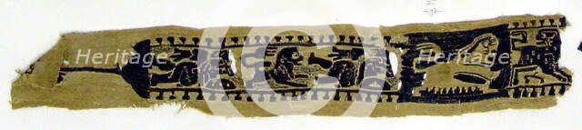 Textile Fragment, Coptic, 300-600. Creator: Unknown.