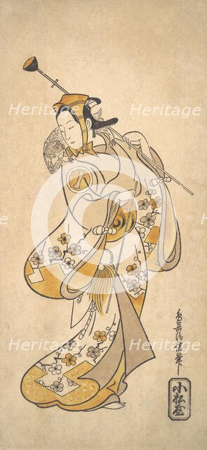 Ichikawa Monnosuke as a Sarumawashi or Monkey Showman, ca. 1720-25. Creator: Torii Kiyonobu I.