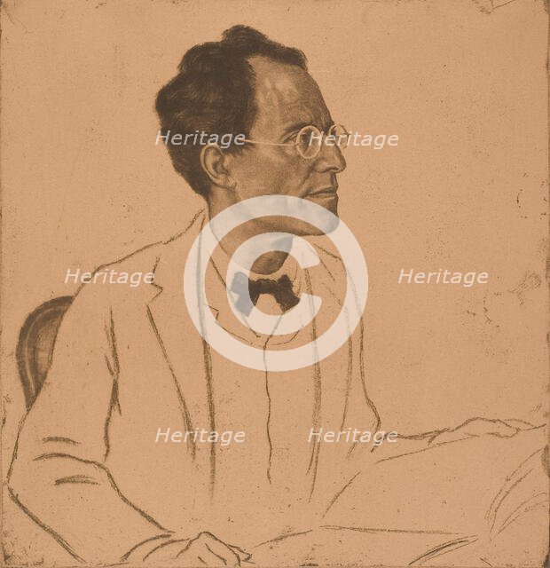 Gustave Mahler, 20th century. Creator: Ferdinand Michl.