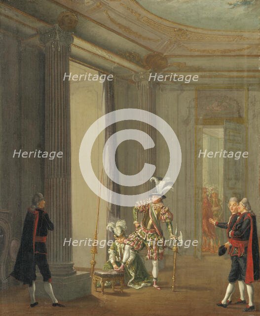 Gustav III, 1746-92, King of Sweden as Meleager, c18th century. Creator: Per Hillestrom.