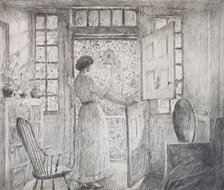 The Dutch Door (recto), 1915. Creator: Frederick Childe Hassam.